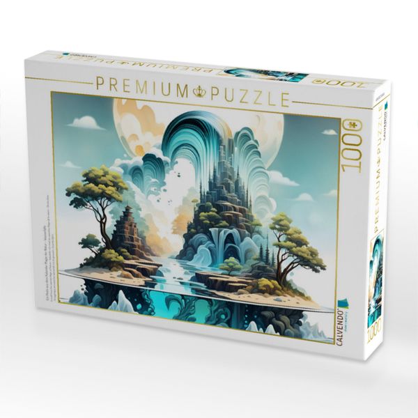 Produktbild: CALVENDO Puzzle Ein Motiv aus dem Kalender Magie der Natur - Wasserf&auml;lle | 1000 Teile Lege-Gr&ouml;&szlig;e 64x48cm Foto-Puzzle f&uuml;r gl&uuml;ckliche Stunden