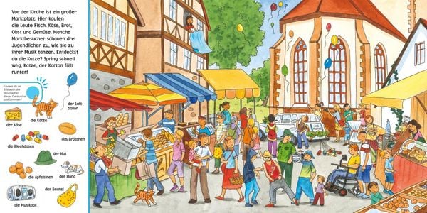 Produktbild: Hör mal (Soundbuch): Wimmelbuch: In der Stadt