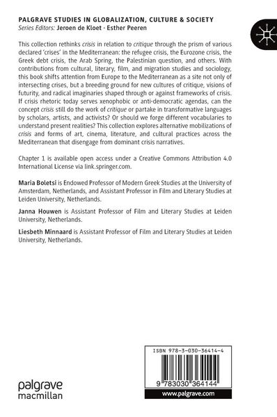 Produktbild: Languages of Resistance, Transformation, and Futurity in Mediterranean Crisis-Scapes