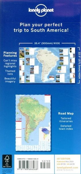 Produktbild: South America Planning Map