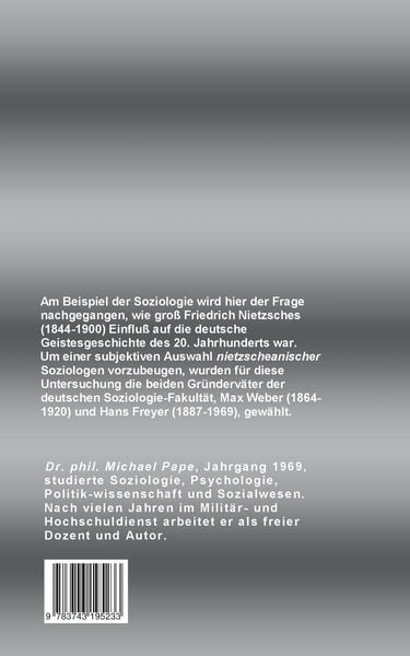 Produktbild: Nietzsches Soziologie