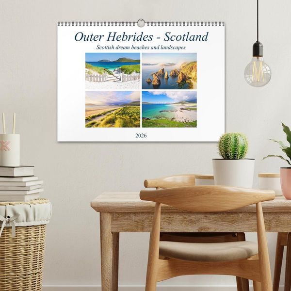 Produktbild: Outer Hebrides - Scotland Scottish dream beaches and landscapes (Wall Calendar 2026 DIN A3 landscape), CALVENDO 12 Month Wall Calendar