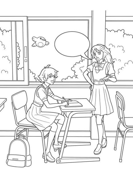 Produktbild: Manga-Malbuch mit Zauberseiten. Tolles Geschenk f&uuml;r Fans!