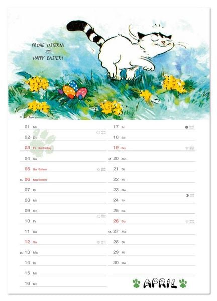 Produktbild: Kater Jacob: kleine Katzenweisheiten (Wandkalender 2026 DIN A4 hoch), CALVENDO Monatskalender