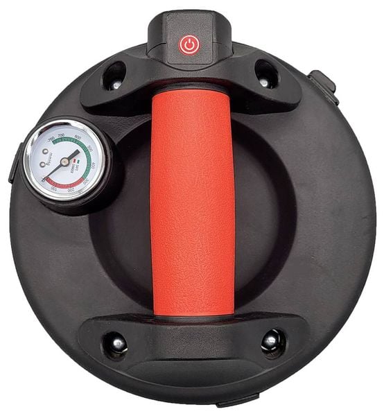Produktbild: Berger & Schr&ouml;ter 60823 Berger & Schr&ouml;ter Akku Vakkum Saugheber mit Display Glasheber Saughalter Vakuumheber 110kg Tragkraft mit autom. Nachsaugung