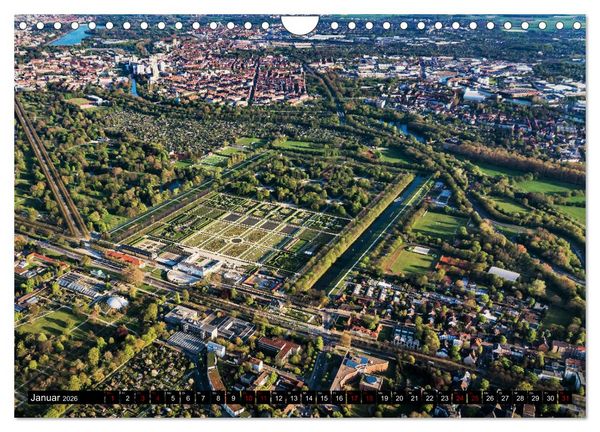 Produktbild: Hannover - Luftige Einblicke (Wandkalender 2026 DIN A4 quer), CALVENDO Monatskalender
