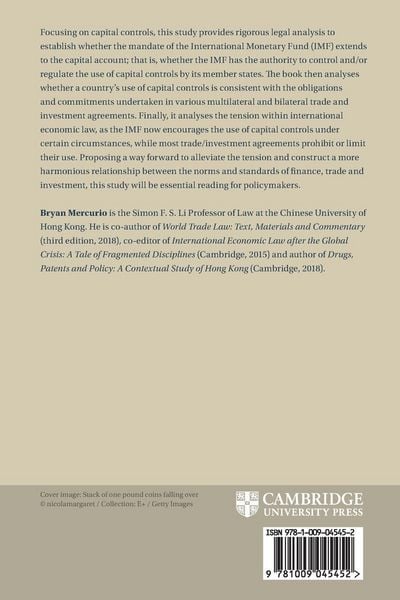Produktbild: Capital Controls and International Economic Law