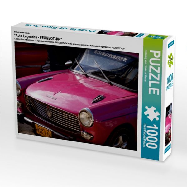 Produktbild: CALVENDO Puzzle Ein Motiv aus dem Kalender "Auto-Legenden - PEUGEOT 404" | 1000 Teile Lege-Gr&ouml;&szlig;e 64x48cm Foto-Puzzle f&uuml;r gl&uuml;ckliche Stunden