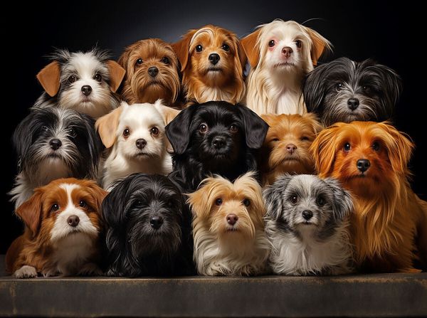 Produktbild: CALVENDO Puzzle Viele kleine Hunde auf einem Bild | 2000 Teile Lege-Gr&ouml;&szlig;e 90x67cm Foto-Puzzle f&uuml;r gl&uuml;ckliche Stunden