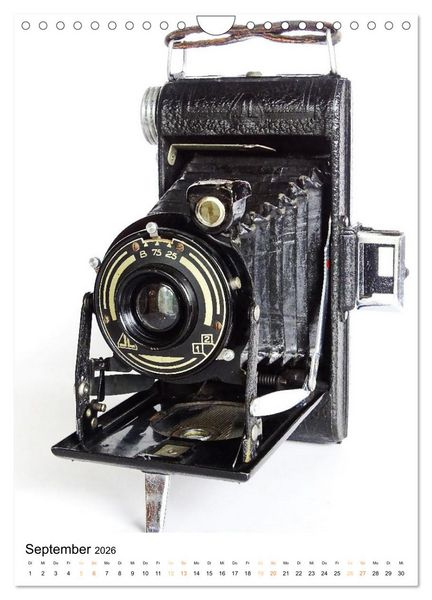 Produktbild: Balgenkameras - Analoge Fotoapparate mit Charme (Wandkalender 2026 DIN A4 hoch), CALVENDO Monatskalender