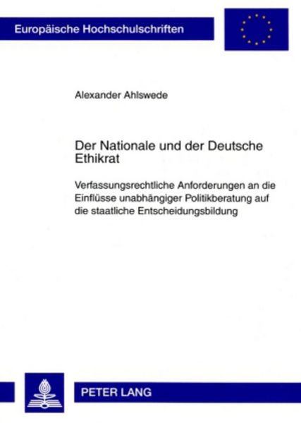 Produktbild: Der Nationale und der Deutsche Ethikrat