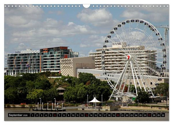 Produktbild: Brisbane (Wandkalender 2026 DIN A3 quer), CALVENDO Monatskalender