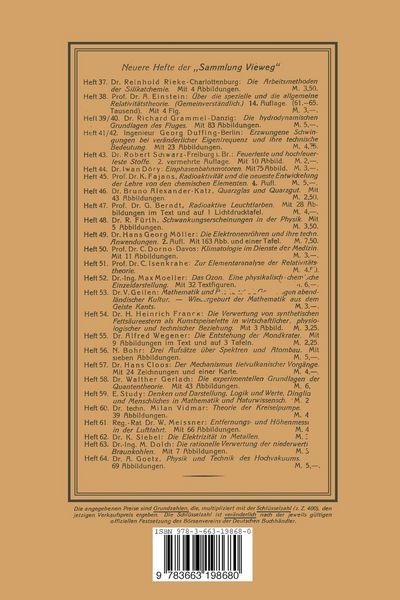 Produktbild: &Uuml;ber die Quantentheorie der Linienspektren