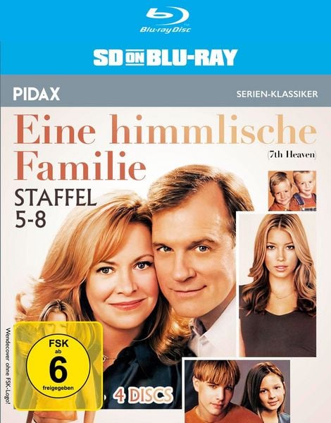 Eine himmlische Familie (7th Heaven), Box 2, Staffel 5 - 8 / Weitere 4 Staffeln der Kultserie (SD on Blu-ray) [4 BRs]