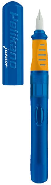 Produktbild: Pelikan Schreiblernf&uuml;llhalter Pelikano Junior, Blau, Feder A, f&uuml;r Rechtsh&auml;nder