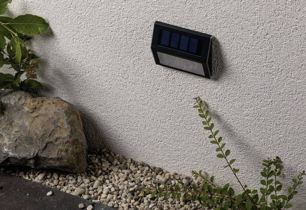 Produktbild: Paulmann 94234 Dayton Solar-Außenwandleuchte 0.05W Warmweiß Anthrazit