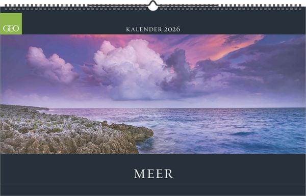 Produktbild: GEO Meer 2026 - Wand-Kalender - Reise-Kalender - Poster-Kalender - 58x36