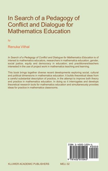 Produktbild: In Search of a Pedagogy of Conflict and Dialogue for Mathematics Education