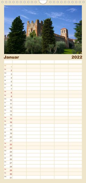Produktbild: Familienplaner Lazise und Umgebung (Wandkalender 2022 , 21 cm x 45 cm, hoch)