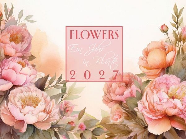 Produktbild: Flowers - Ein Jahr in Bl&uuml;te Kalender 2027