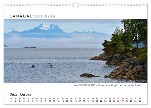Produktbild: Vancouver Island Panoramabilder (Wandkalender 2026 DIN A3 quer), CALVENDO Monatskalender