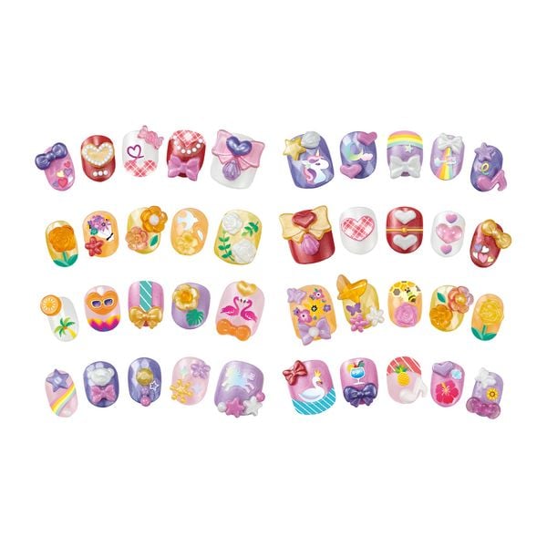Produktbild: Fingern&auml;gel Nachf&uuml;llset Gelb-Pink
