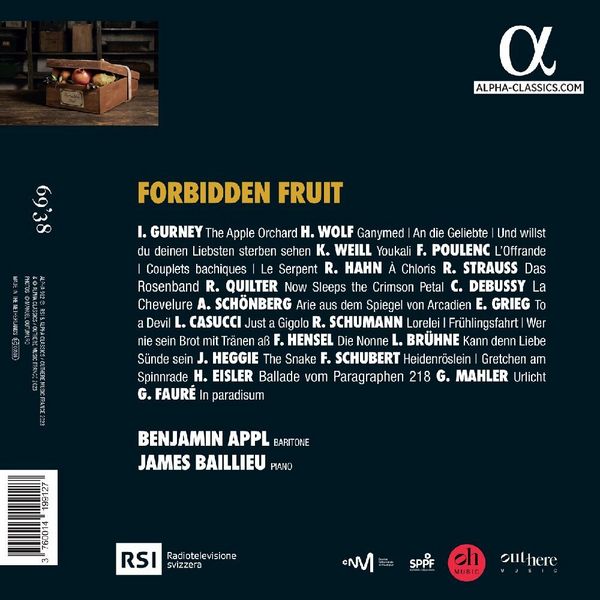 Produktbild: Forbidden Fruit-Werke f&uuml;r Bariton