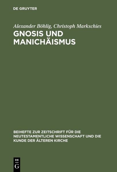 Produktbild: Gnosis und Manich&auml;ismus