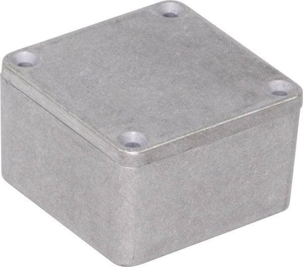 Produktbild: Hammond Electronics 1590MM Universal-Geh&auml;use 50 x 50 x 31 Aluminium Natur 1St.