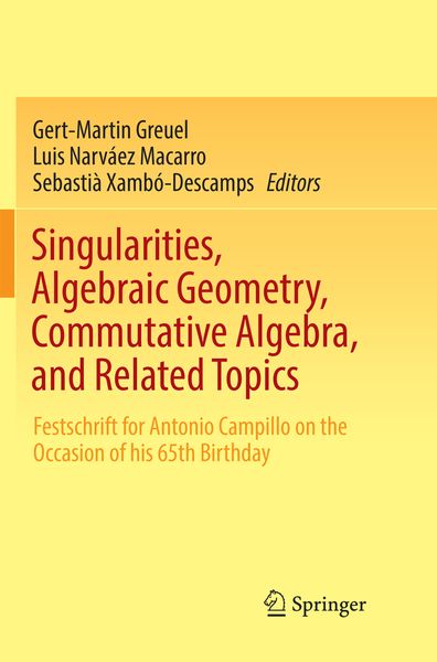 Produktbild: Singularities, Algebraic Geometry, Commutative Algebra, and Related Topics
