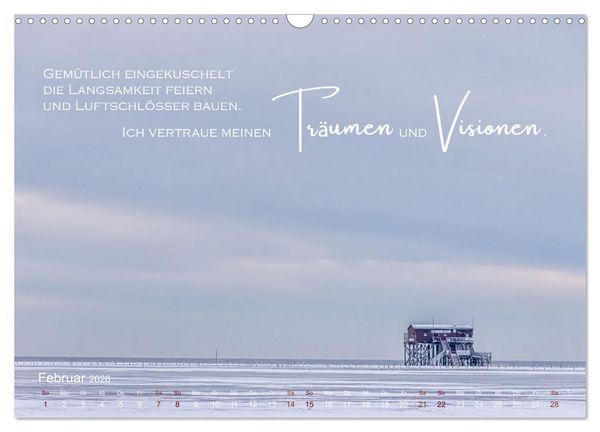 Produktbild: Vertraue! (Wandkalender 2026 DIN A3 quer), CALVENDO Monatskalender