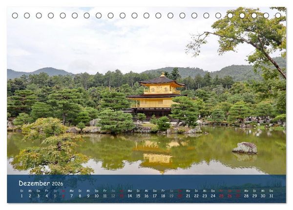 Produktbild: Japan - Impressionen aus dem Land der aufgehenden Sonne (Tischkalender 2026 DIN A5 quer), CALVENDO Monatskalender