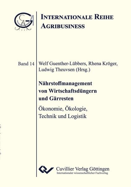 Produktbild: N&auml;hrstoffmanagement von Wirtschaftsd&uuml;ngern und G&auml;rresten
