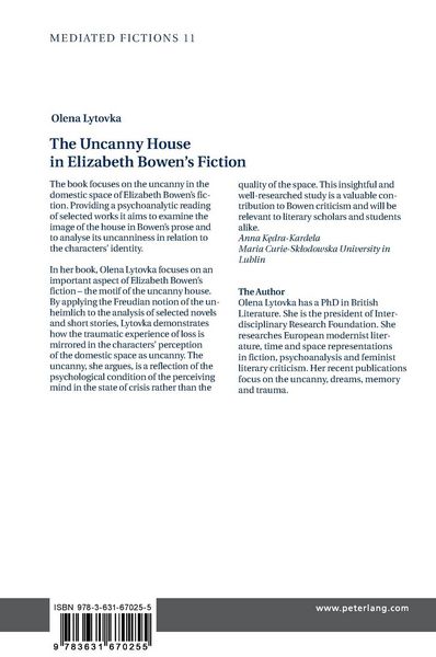 Produktbild: The Uncanny House in Elizabeth Bowen&rsquo;s Fiction