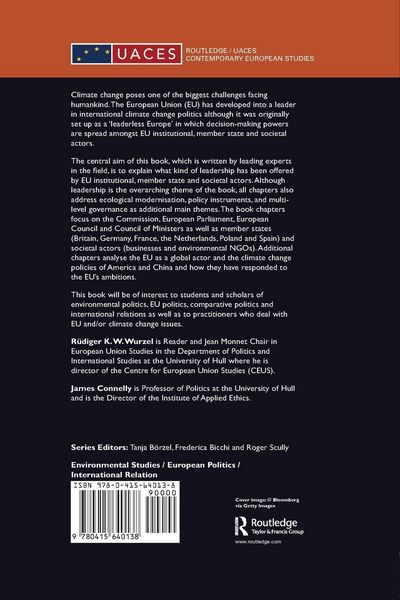 Produktbild: The European Union as a Leader in International Climate Change Politics