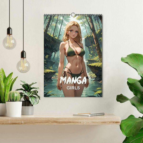 Produktbild: Manga Beauties - 12 Sch&ouml;nheiten im Manga-Stil (Wandkalender 2026 DIN A3 hoch), CALVENDO Monatskalender