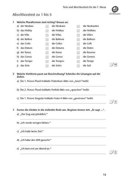 Produktbild: Fit in Test und Klassenarbeit &ndash; Deutsch 7./8. Klasse Gymnasium