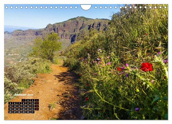 Produktbild: Auf Schusters Rappen... Gran Canaria (Wandkalender 2026 DIN A4 quer), CALVENDO Monatskalender