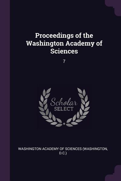 Produktbild: Proceedings of the Washington Academy of Sciences