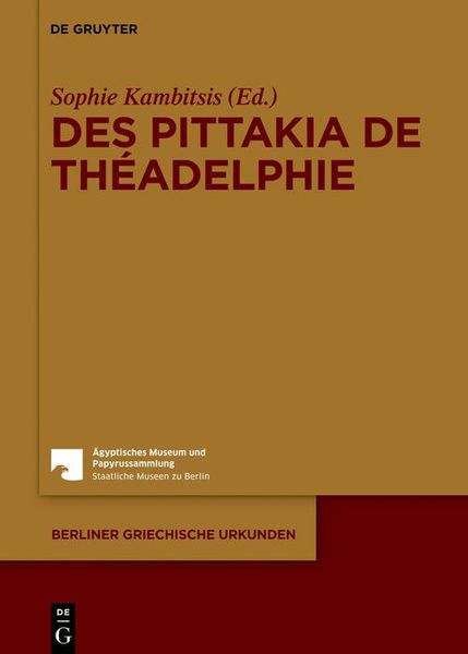 Produktbild: Des pittakia de Th&eacute;adelphie