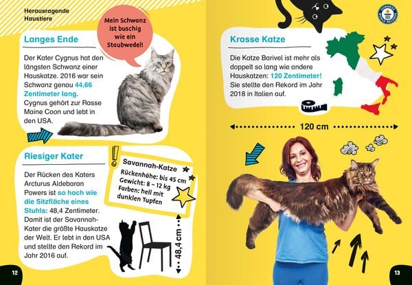 Produktbild: Guinness World Records f&uuml;r Erstleser - Haustiere