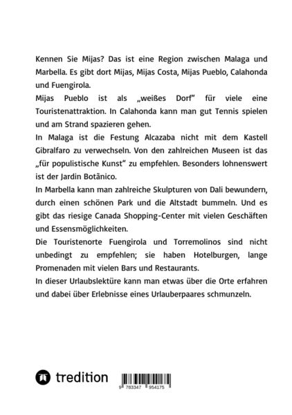 Produktbild: Urlaubserlebnisse an der Costa del Sol