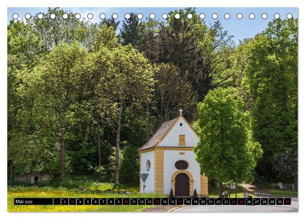 Produktbild: Jakobsweg Steigerwald (Tischkalender 2026 DIN A5 quer), CALVENDO Monatskalender
