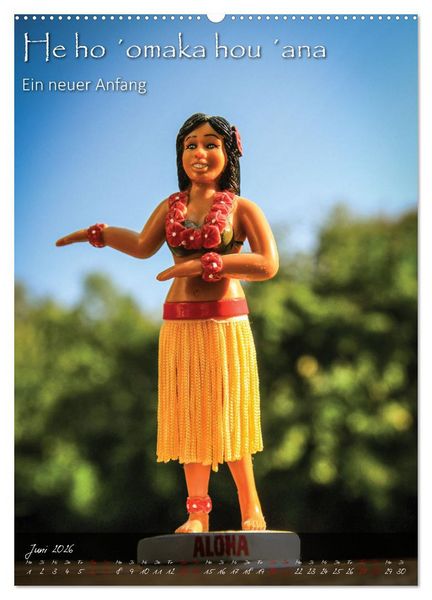 Produktbild: Hula Dancer - Hawaiianische Weisheiten (hochwertiger Premium Wandkalender 2026 DIN A2 hoch), Kunstdruck in Hochglanz
