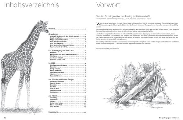 Produktbild: Die Kunst des Zeichnens - Natur &Uuml;bungsbuch