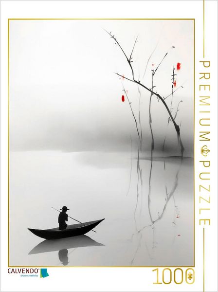 CALVENDO Puzzle Morgenstille | 1000 Teile Lege-Größe 64x48cm Foto-Puzzle für glückliche Stunden