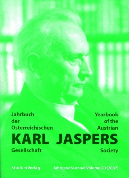 Produktbild: Jahrbuch der &Ouml;sterreichischen Karl-Jaspers-Gesellschaft 20/2007
