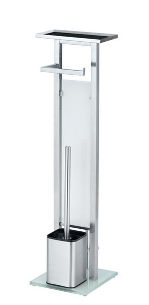 Produktbild: Stand WC-Garnitur Mod. Debar mit Ablage Edelstahl, rostfrei