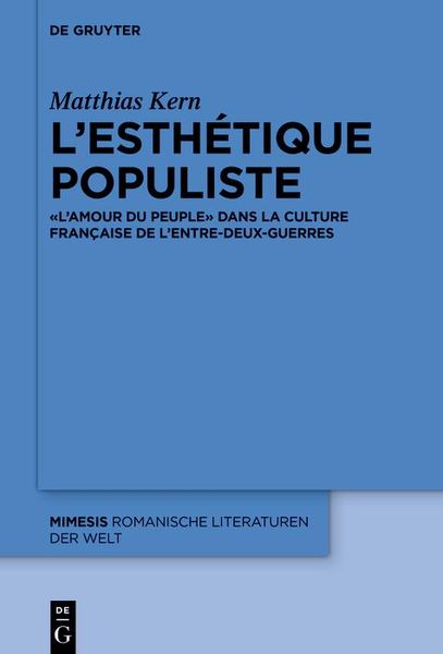 Produktbild: L'esth&eacute;tique populiste