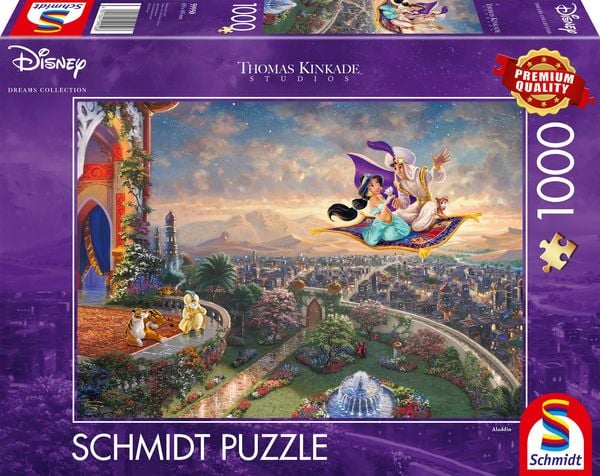Produktbild: Disney, Aladdin. Kinkade Collection 1.000 Teile